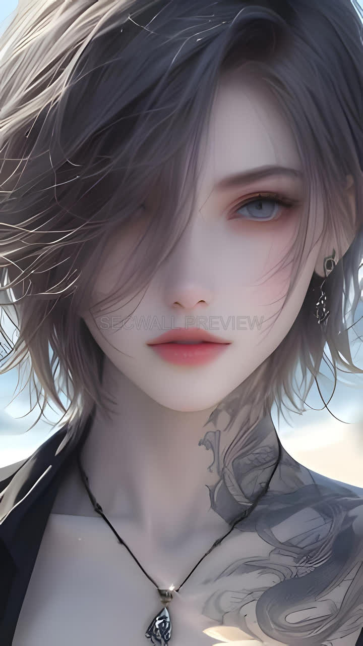 琥珀长发 / Amber Hair wallpaper preview