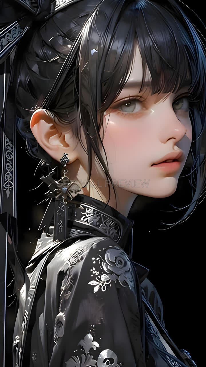 黑羽少女 / Black Feather wallpaper preview