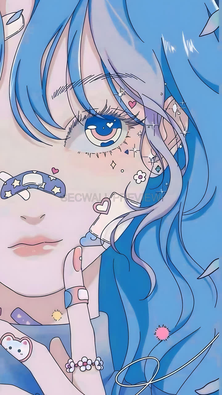 蓝缎梦境 / Blue Ribbon Dream wallpaper preview