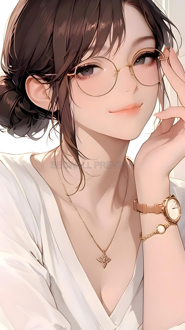 霜色侧颜 / Frosted Profile wallpaper preview