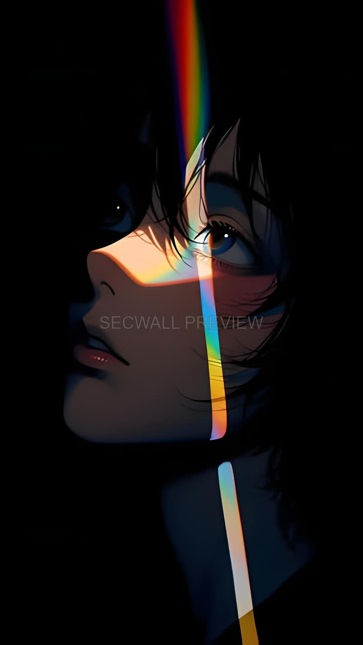 霓虹墨色 / Neon Ink wallpaper preview