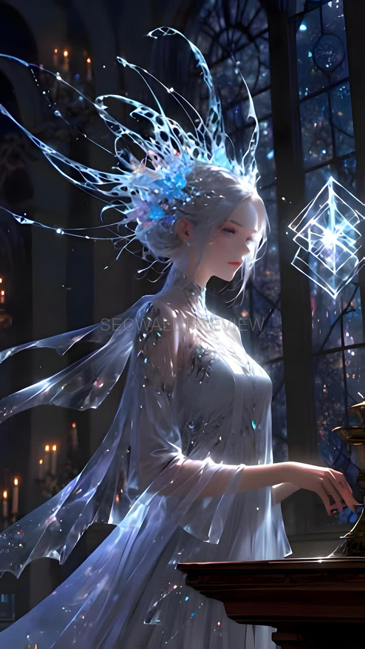 紫光倒影 / Violet Reflection wallpaper preview